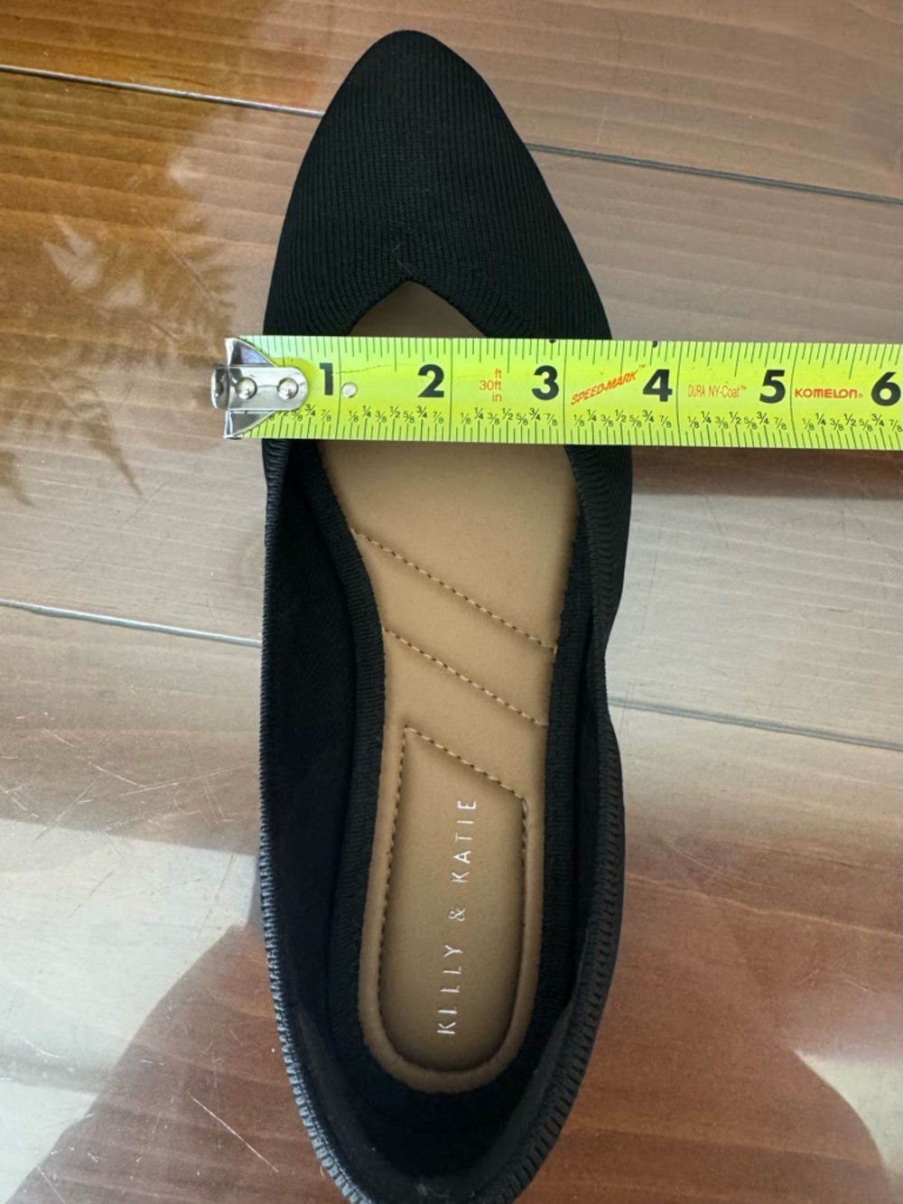 Kelly & Katie Maurene Black Ballet Flat Shoes from DSW Size 8.5 Medium - Picture 11 of 11